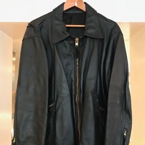 Men's Langlitz Goat Skin Leather Motorcycle Jacket